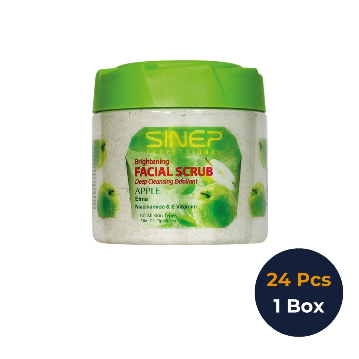 Brightening Face Body Scrub Apple 400 ML 01 1