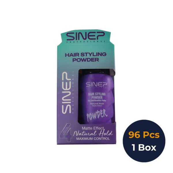 Sinep Hair Styling Powder Wax Natural Hold – Volumizing Styling Powder for Natural Matte Finish 20g – 1 Box × 96 Pcs