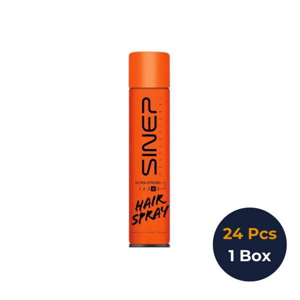 Haarspray Ultra Strong | Sterke Fixatie & Prachtige Glans voor Alle Haartypes – 400ml – 1 Doos × 24 Stuks