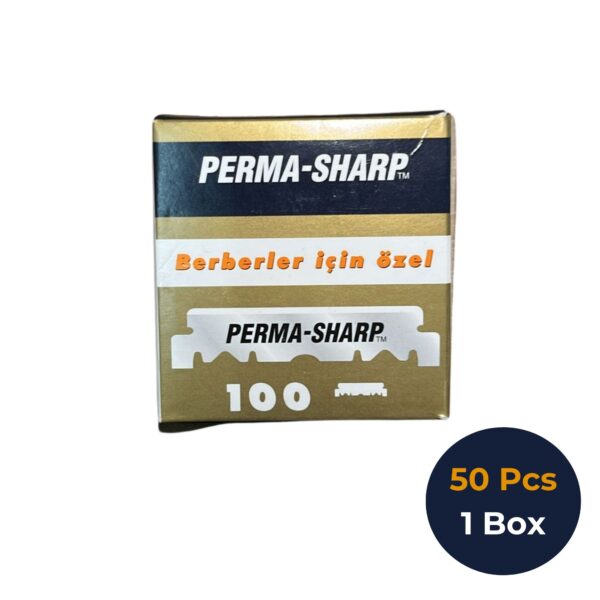 Perma Sharp – Special Half Blades for Barbers – Wholesale Box 50 Packs × 100 Blades
