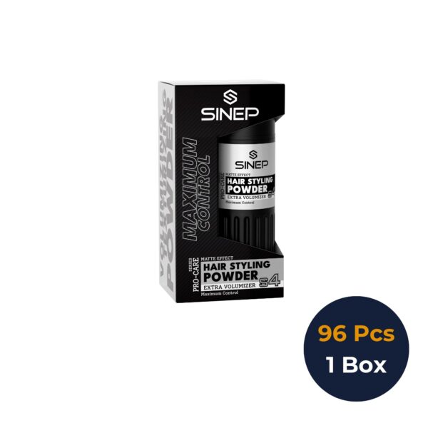 SINEP Hair Styling Powder Wax S4 Extra Volumizer – Maximum Control & Added Hair Volume, 20 g × 96 pieces