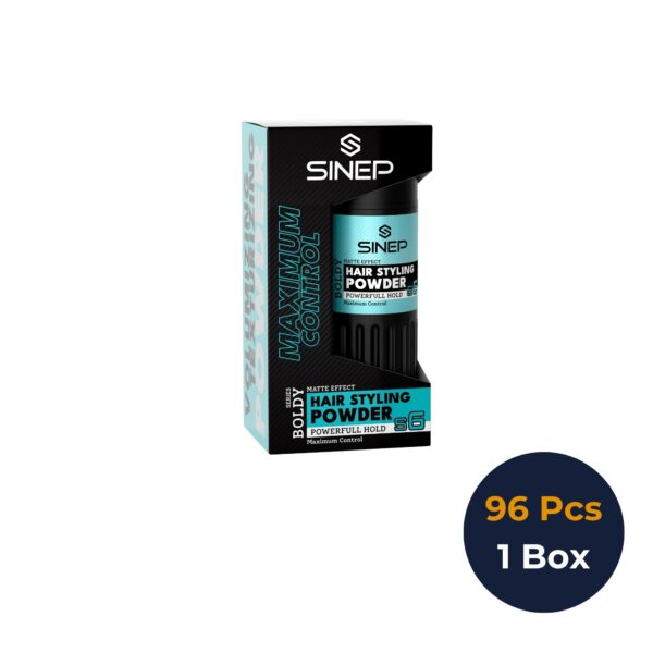 SINEP Hair Styling Powder Wax S6 Powerful Hold – Strong Hold & Added Hair Volume, 20 g × 96 pieces